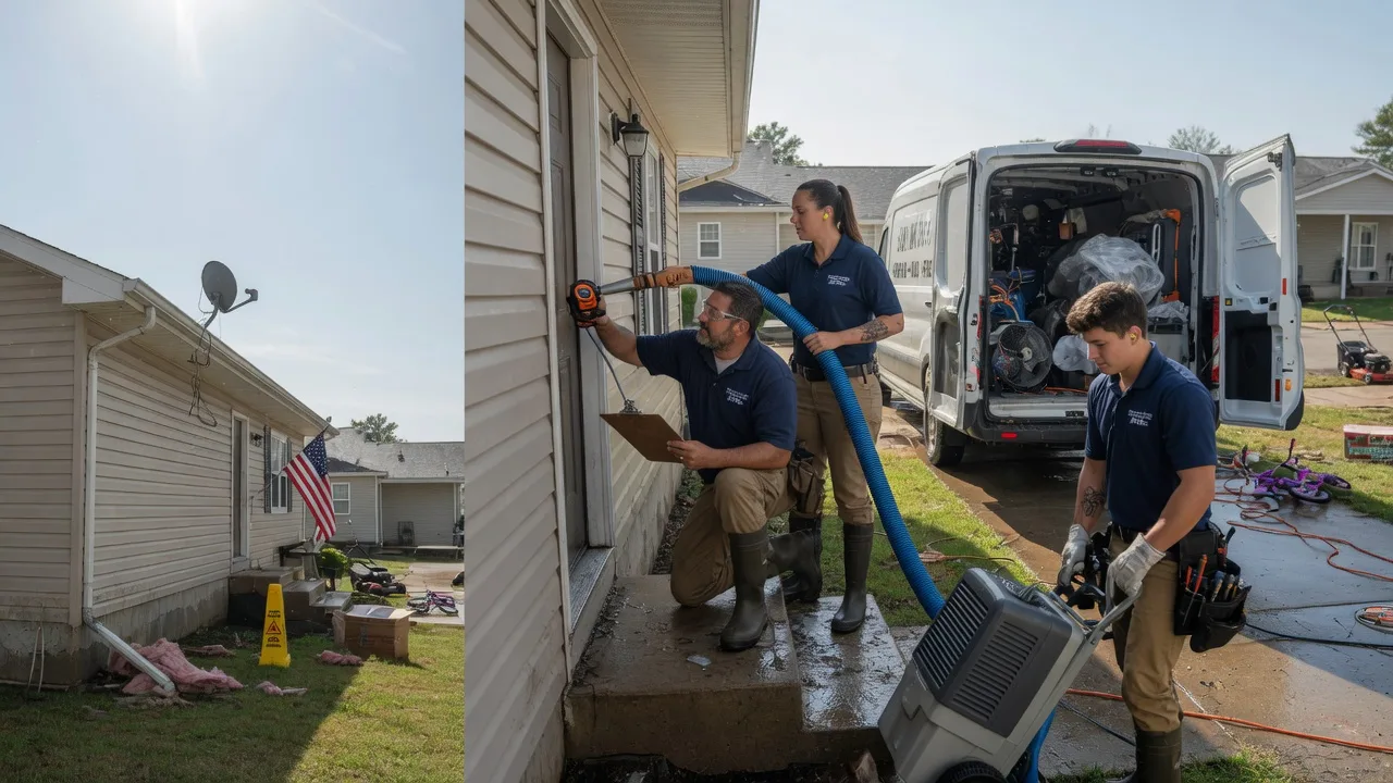 Ceiling Water Damage Restoration in Morrow, OH near me